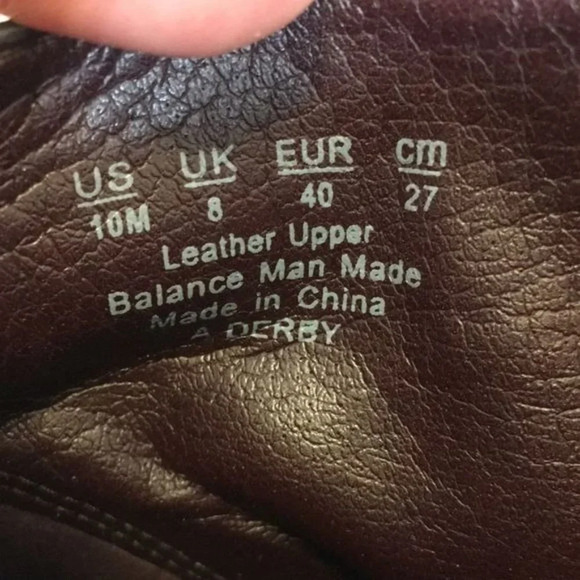 Franco Sarto Brown Leather Derby Wedge Ankle Booties Womens 10 M Heeled Boots - Picture 10 of 12